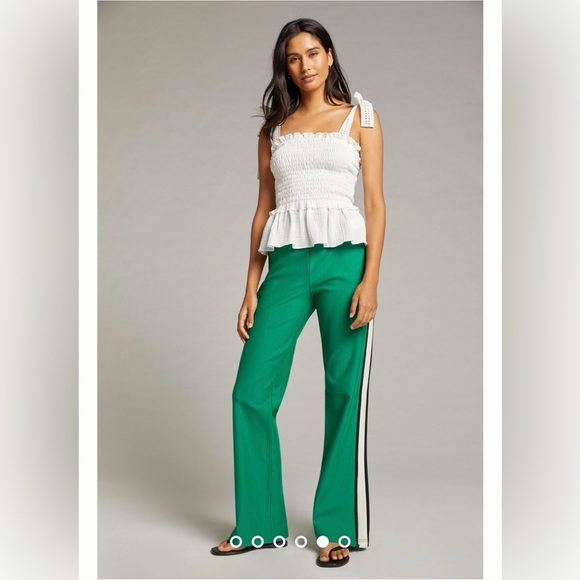 Maeve Martine Ponte Track Pants for Anthropologie 💚 - Picture 2 of 7